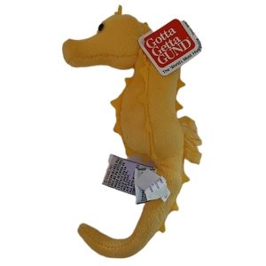 🍒 TELUS Critters by Gund Seahorse Bendable Stuffed Animal Plush Soft Kids Toy